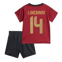 Maglie da calcio Belgio Dodi Lukebakio #14 Prima Maglia Bambino Europei 2024 Manica Corta (+ Pantaloni corti)